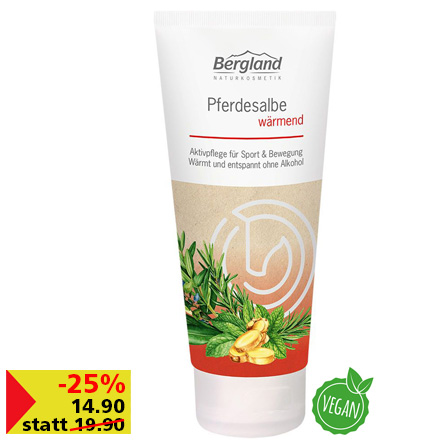 Pferdesalbe, wärmend