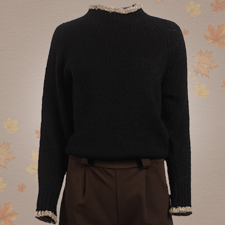 Pull en grosse maille