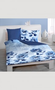 Literie en Satin carreau fleur