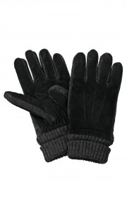 Gants tricotés en velours