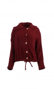 Flauschige Strickjacke