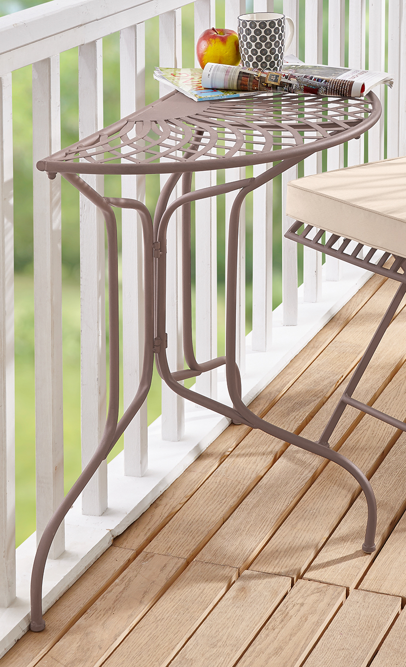 Wullehus Onlineshop Table Ronde Pour Balcon En Metal